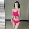Bộ đồ bơi bikini 3 chi tiết nhún bèo kèm váy quây thời trang đi biển HHQC BKN20 - 139.000₫ 6