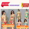 Bộ Đồ Bơi Cánh Tiên Nữ Size M L XL và Khăn Thun Co Giãn Sang Trọng