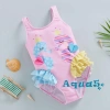 Bộ Đồ Bơi Không Tay Họa Tiết Cá Ngựa Hoạt Hình Cho Bé Gái - Giá 174.204 VND Giảm Đặc Biệt 5
