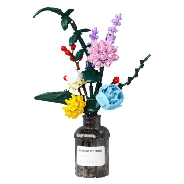 Bộ Đồ Chơi Lắp Ghép Hoa Hồng và Cẩm Chướng Bảo Quản - Quà Valentine Trẻ Em Giá 309.957 5