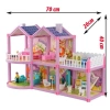 Bộ Đồ Chơi Ngôi Nhà Lợn Peppa – Mô Hình Barbie Cỡ Lớn, Tặng 4 Nhân Vật – 265.000₫