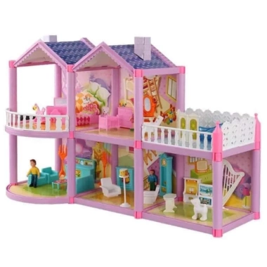 Bộ Đồ Chơi Ngôi Nhà Lợn Peppa – Mô Hình Barbie Cỡ Lớn, Tặng 4 Nhân Vật – 265.000₫ 2