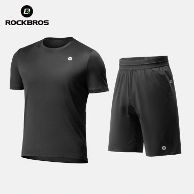 Bộ đồ đi xe đạp nam Rockbros 100% polyester thoáng khí nhanh khô phù hợp đường bộ MTB - 418.798 VND
