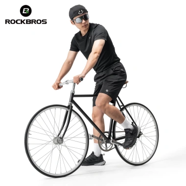 Bộ đồ đi xe đạp nam Rockbros 100% polyester thoáng khí nhanh khô phù hợp đường bộ MTB - 418.798 VND