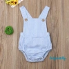 Bộ đồ liền thân Aqua 2 mảnh cho bé, áo hai dây không tay màu trơn sọc, bodysuit, quần đùi - giá từ 138.782đ giảm còn 114.696đ 5