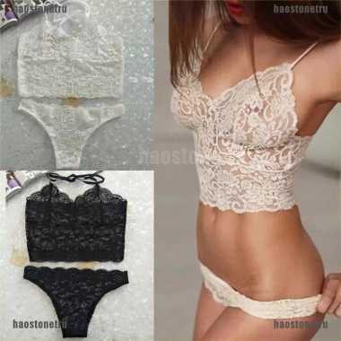 Bộ Đồ Lót Ren Rỗng Kiểu Dáng Gợi Cảm Quyến Rũ Cho Nữ Giá Ưu Đãi 65.232 VND