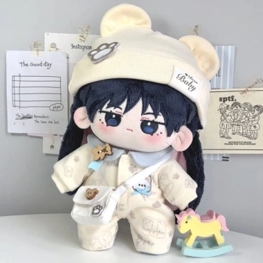 Bộ đồ ngủ búp bê cotton áo liền quần dễ thương, búp bê nữ, chính hãng, giảm giá