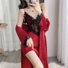 Bộ Đồ Ngủ Nữ Lụa Ren Mùa Hè – Sling Váy Ngủ Rỗng, Lót Ngực Cao Cấp, Giá Ưu Đãi 366k 2