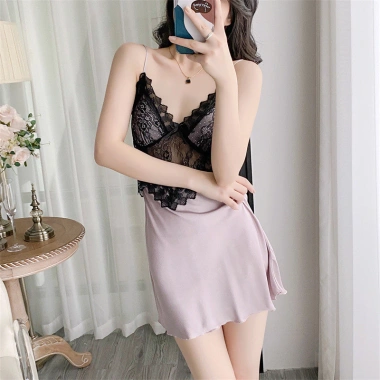 Bộ Đồ Ngủ Nữ Lụa Ren Mùa Hè – Sling Váy Ngủ Rỗng, Lót Ngực Cao Cấp, Giá Ưu Đãi 366k 13 Bộ Đồ Ngủ Nữ Lụa Ren Mùa Hè – Sling Váy Ngủ Rỗng, Lót Ngực Cao Cấp, Giá Ưu Đãi 366k 13