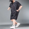Bộ Đồ Thể Thao Nam Plus Size Ice Silk Dáng Rộng Ngắn Tay, Quần Short 25.4.10, 102.984₫ 7