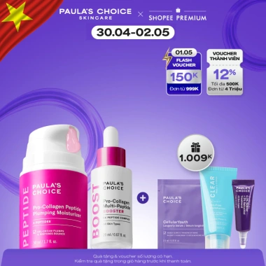 Bộ đôi nâng cơ, cấp ẩm da Paula's Choice Pro-collagen Peptide - Giá 2.479.000₫, giảm từ 2.999.590₫