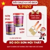 Bộ đôi sơn nội thất X-Paint: 1kg lót trắng + 1kg phủ màu - Siêu rẻ 297.5k, tặng 2 chổi sơn