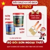 Bộ đôi X-Paint 1kg sơn lót trắng + 1kg sơn phủ màu - Giá 425k, tặng 2 chổi sơn