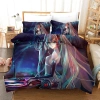 Bộ Drap Giường Đôi 3IN1 Hatsune Miku SY3 - Anime Vocaloid, Gối Thoải Mái, 379,080₫ 9