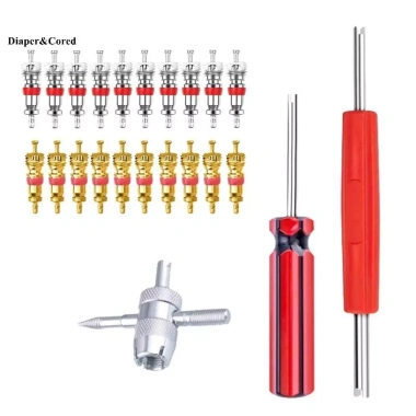 Bộ Dụng Cụ Loại Bỏ Lõi Van Lốp Ô Tô, Xe Đạp, Xe Máy - Đa Năng, Dễ Dùng, Giá Ưu Đãi
