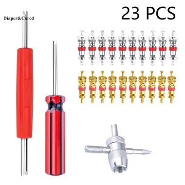 Bộ Dụng Cụ Loại Bỏ Lõi Van Lốp Ô Tô, Xe Đạp, Xe Máy - Đa Năng, Dễ Dùng, Giá Ưu Đãi
