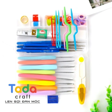 Bộ Dụng Cụ Móc Len Thủ Công Tiện Dụng Cho Người Mới - Giá Ưu Đãi 125k 7 Bộ Dụng Cụ Móc Len Thủ Công Tiện Dụng Cho Người Mới - Giá Ưu Đãi 125k 7