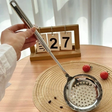 Bộ dụng cụ nấu ăn inox 18/10 dài, muôi muỗng thìa xẻng - Giá chỉ 185.000₫