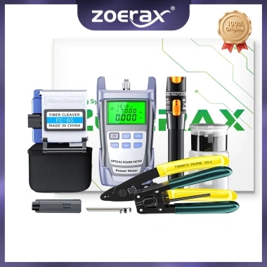 Bộ dụng cụ sợi quang 11 trong 1 ZoeRax - đồng hồ đo công suất, VFL, Cleaver, Strippers, Palette Knife - lắp FTTH, giá 990.000