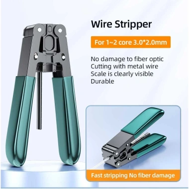 Bộ dụng cụ sợi quang 11 trong 1 ZoeRax - đồng hồ đo công suất, VFL, Cleaver, Strippers, Palette Knife - lắp FTTH, giá 990.000