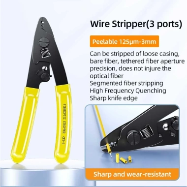 Bộ dụng cụ sợi quang 11 trong 1 ZoeRax - đồng hồ đo công suất, VFL, Cleaver, Strippers, Palette Knife - lắp FTTH, giá 990.000