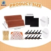 Bộ dụng cụ vệ sinh thẻ tín dụng 5 trong 1: khăn bông, đĩa acrylic, vải da lộn, kẹp lò xo, chất làm mịn - Giá chỉ 384.480₫ 7