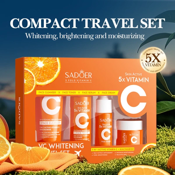 Trải nghiệm dùng Bộ Dưỡng Ẩm Vitamin C Sadoer – cảm nhận thực tế từ người dùng