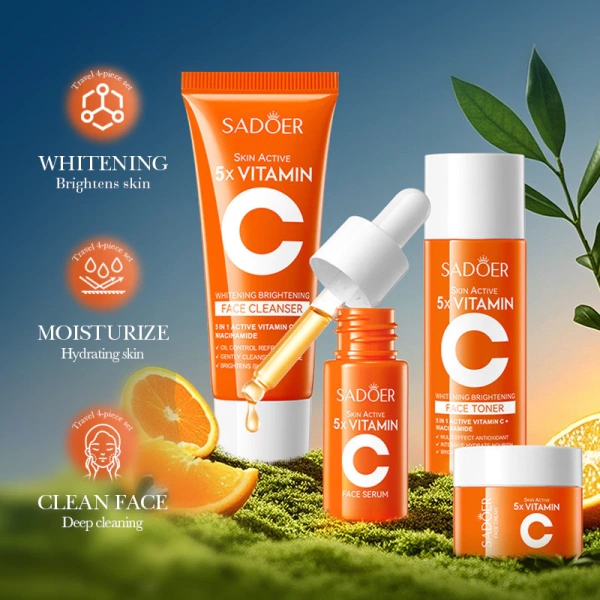 Hình ảnh sản phẩm Bộ Dưỡng Ẩm Vitamin C Sadoer - Làm Trắng Da, Cấp Ẩm, Giá Chỉ 132550đ