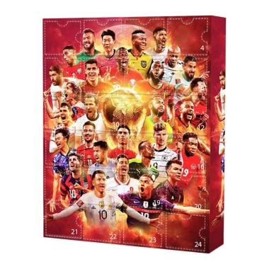 Bộ hình hộp mù ngôi sao bóng đá PVC bền bỉ sưu tập quà tặng World Cup 292.160 VND