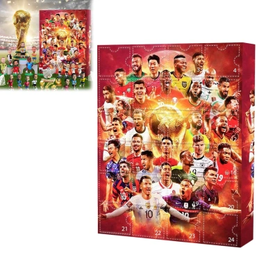 Bộ hình hộp mù ngôi sao bóng đá PVC bền bỉ sưu tập quà tặng World Cup 292.160 VND