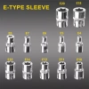 Bộ khẩu tuýp E đầu lục giác hoa thị 34 chi tiết tặng đầu chuyển 3/8 giá ưu đãi 164k 4