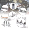 Bộ khẩu tuýp E đầu lục giác hoa thị 34 chi tiết tặng đầu chuyển 3/8 giá ưu đãi 164k 8