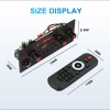Bộ khuếch đại 20W DC 5V Bluetooth FM, Micro 6.5mm, TF/USB – Loa xe hơi đa năng 3