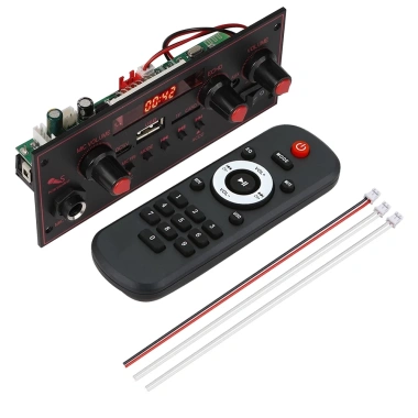 Bộ khuếch đại 20W DC 5V Bluetooth FM, Micro 6.5mm, TF/USB – Loa xe hơi đa năng
