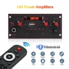 Bộ khuếch đại 20W DC 5V Bluetooth FM, Micro 6.5mm, TF/USB – Loa xe hơi đa năng 8