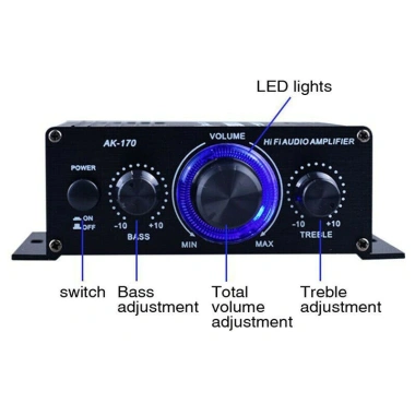 Bộ Khuếch Đại AK270 12V AMP Kênh Đôi Âm Thanh Kỹ Thuật Số Giá 189.000đ