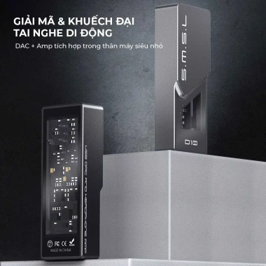 Bộ Khuếch Đại Tai Nghe SMSL D10 - DAC D10 Mini Hi-res, Giải Mã Âm Thanh Di Động, Giá Ưu Đãi 2,275,996 VND 3 Bộ Khuếch Đại Tai Nghe SMSL D10 - DAC D10 Mini Hi-res, Giải Mã Âm Thanh Di Động, Giá Ưu Đãi 2,275,996 VND 3