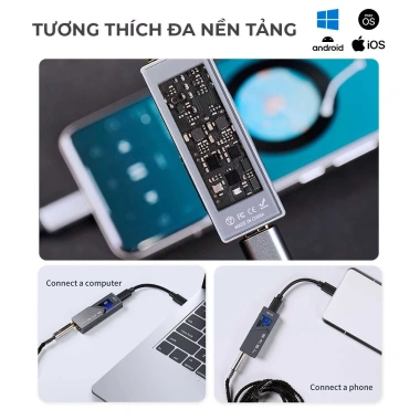 Bộ Khuếch Đại Tai Nghe SMSL D10 - DAC D10 Mini Hi-res, Giải Mã Âm Thanh Di Động, Giá Ưu Đãi 2,275,996 VND 4 Bộ Khuếch Đại Tai Nghe SMSL D10 - DAC D10 Mini Hi-res, Giải Mã Âm Thanh Di Động, Giá Ưu Đãi 2,275,996 VND 4