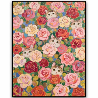 Bộ Kit Thêu Cross Stitch 2.025 Phong Cách Mới Series Mèo In Hoa - DIY Thắt Chữ Thập, Giá Ưu Đãi 328.084₫