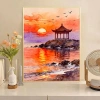 Bộ Kit Thêu Hoàng Hôn Pavilion Cross Stitch Phong Cảnh – Giá ưu đãi 312.623₫ 2
