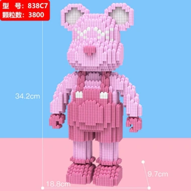 Bộ lắp ghép Berick cao 35cm - Giá 70.000đ, tặng búa, giảm giá cực sốc