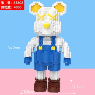Bộ lắp ghép Berick cao 35cm - Giá 70.000đ, tặng búa, giảm giá cực sốc