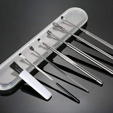 Bộ Lấy Ráy Tai 7 Món Inox Chống Gỉ - Thiết Kế Đa Dụng, Kèm Hộp Nhựa Bảo Quản 6 Bộ Lấy Ráy Tai 7 Món Inox Chống Gỉ - Thiết Kế Đa Dụng, Kèm Hộp Nhựa Bảo Quản 6