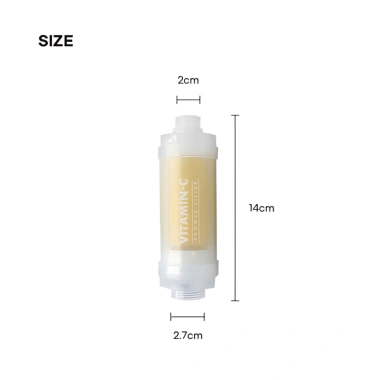 Bộ lọc vòi hoa sen DAISO 4 loại - Rỉ sét, Vitamin C Chanh, Oải hương, Anh đào, Dễ lắp đặt