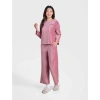 Bộ mặc nhà vải nhung nữ CANIFA dài tay, quần ống suông, Oeko‑Tex, ưu đãi 489.000₫ 2