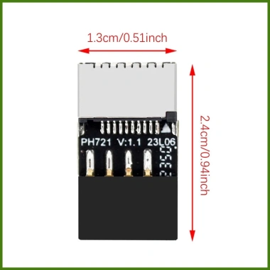 Bo Mạch Chủ Nối Dài USB 2.0 9 Pin Tốc Độ Cao sang Cổng Type-C - Giá 62.700₫