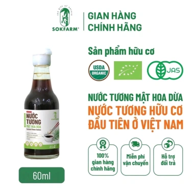 Bộ Mẫu Thử Sokfarm: Tương Đường Mật Hoa Dừa Hữu Cơ - Siêu Ngon, Tiện Lợi 75k