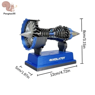 Bộ mô hình Turbofan TR900 3D - Động cơ, bộ đệm điện, đồ chơi COD cho bé trai 5