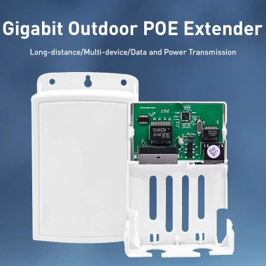 Bộ mở rộng POE ngoài trời ZoeRax Gigabit 1 trong 2 Out – Lặp POE chống mưa, vỏ cắm, 538.999₫