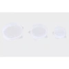 Bộ nắp giãn silicon DAISO 3 kích cỡ - Niêm phong bát, cốc, lọ, kín khí, không BPA 6